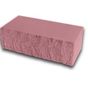 Кирпич силикатный одинарный лицевой (декоративный) колотый «Розовый» 1 НФ | 250x60x65 | M200 | Ковров